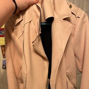 Suede pink torrid size 2 jacket